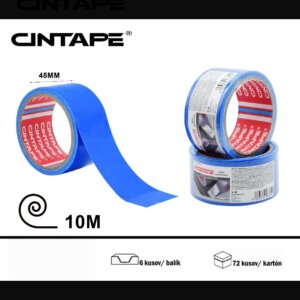 Univerzálna textilná zosilnená páska DUCT TAPE CINTAPE®  – 48mm x 10m x 190mic, modrá, 6 ks v balení